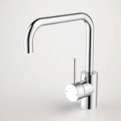Pin Lever Sink Mixer Square Outlet - Lead Free Chrome | Caroma