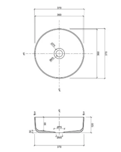 Piper Fluted Circle Above Counter Basin | Eight Quarter | EQFL 7 Piper Fluted Circle Above Counter Basin | Eight Quarter | EQFL -HERA BATHWARE piper fluted circle above counter basin eight quarter eqflmatte whiteabove counter basineight quarter 977149