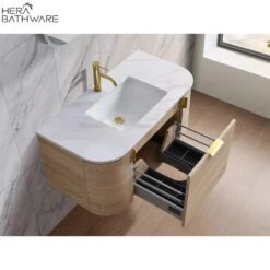 Plateau 1500mm Wall Hung Vanity | Double Bowls -HERA BATHWARE plateau 1500mm wall hung vanity double bowlscabinet onlymatte whitevanitiessunny group 499582