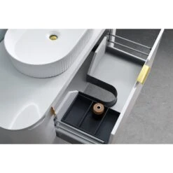 Plateau 900mm Wall Hung Vanity 12 Plateau 900mm Wall Hung Vanity -HERA BATHWARE plateau 900mm wall hung vanitycabinet onlymatte whitevanitiessunny group 841760