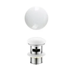 Pop Up Waste - Non Overflow 19 Pop Up Waste - Non Overflow -HERA BATHWARE pop up waste non overflowoverflowgloss whitepop up wastekdk bathware 820500
