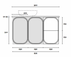 Port | 900mm Wall Hung Vanity -HERA BATHWARE port 900mm wall hung vanitycenter bowlcaesarstonedekton above countervanitiesmarquis 726415