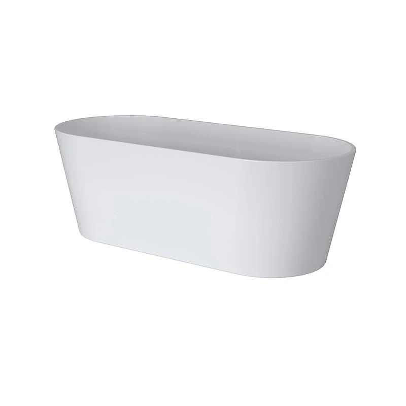 Prato Plus Free Standing Bathtub - Gloss White 1 Prato Plus Free Standing Bathtub - Gloss White