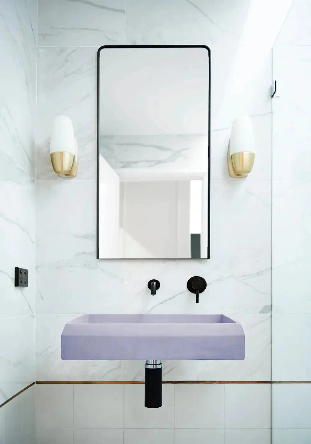 PRISM RECTANGLE BASIN - WALL HUNG 1 PRISM RECTANGLE BASIN - WALL HUNG