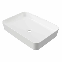 Quill Basin 600mm White Gloss -HERA BATHWARE quill basin 600mm white glossgloss whitetimberline 822416