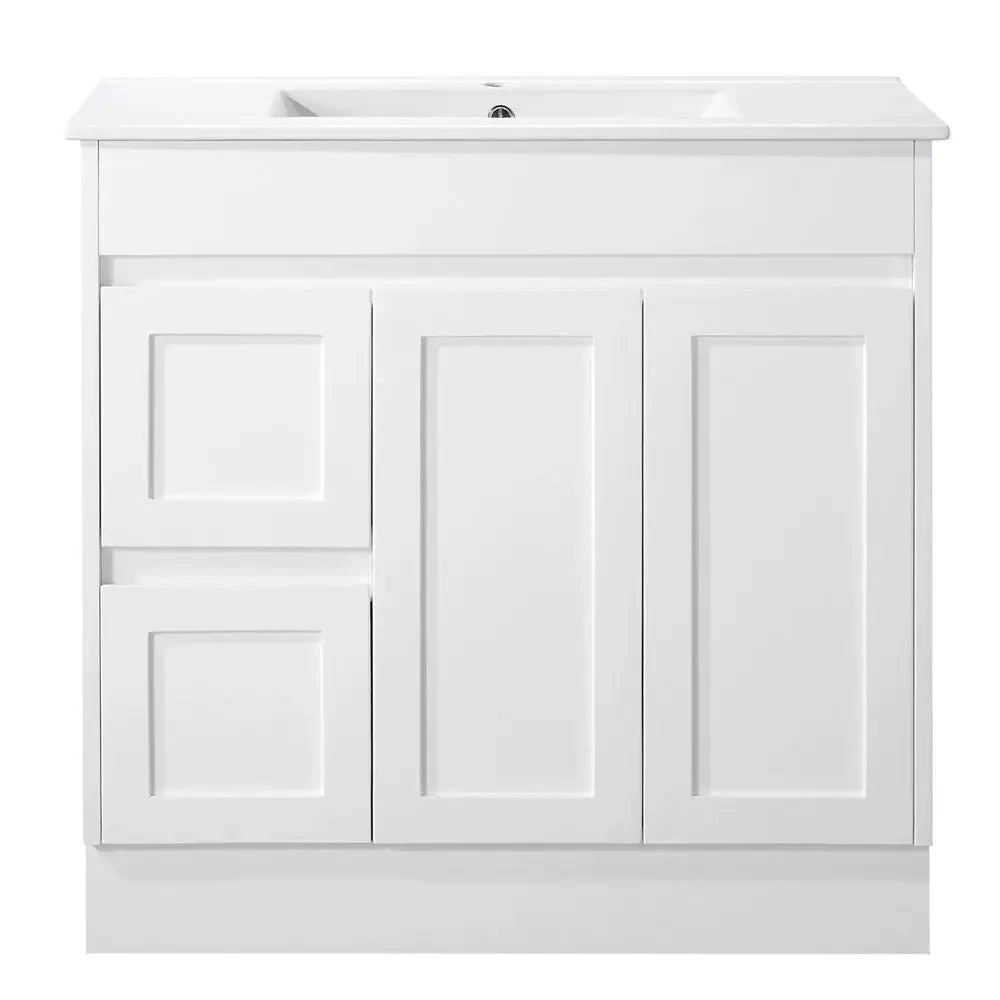 Quinn Free Standing Vanity With Drawers 900mm 1 Quinn Free Standing Vanity With Drawers 900mm