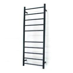 Radiant Round Ladder Towel 10 Bars 430x1100mm RTR430 (240V) | Radiant -HERA BATHWARE radiant round ladder towel 10 bars 430x1100mm rtr430 240v radiantbottom leftmatte blackheated towel railradiant 982501