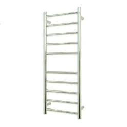Radiant Round Ladder Towel 10 Bars 430x1100mm RTR430 (240V) | Radiant -HERA BATHWARE radiant round ladder towel 10 bars 430x1100mm rtr430 240v radiantbottom leftmirror polished chromeheated towel railradiant 125495