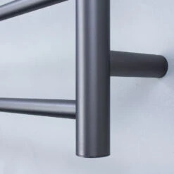 Radiant Round Ladder Towel 7 Bars 600x800mm RTR01 (240V) | Radiant -HERA BATHWARE radiant round ladder towel 7 bars 600x800mm rtr01 240vbottom leftbrushed nickelheated towel railradiant 881585