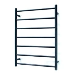Radiant Round Ladder Towel 7 Bars 600x800mm RTR01 (240V) | Radiant -HERA BATHWARE radiant round ladder towel 7 bars 600x800mm rtr01 240vbottom leftbrushed nickelheated towel railradiant 985678