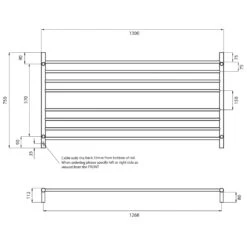 Radiant Round Ladder Towel 8 Bars 1300X750mm RTR09 (240V) | Radiant -HERA BATHWARE radiant round ladder towel 8 bars 1300x750mm rtr09 240v radiantbottom leftmirror polished chromeheated towel railradiant 345837