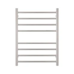 Radiant Round Ladder Towel 8 Bars 530x700mm RTR530 (240V) | Radiant -HERA BATHWARE radiant round ladder towel 8 bars 530x700mm rtr530 240v radiantbottom leftbrushed satinheated towel railradiant 115148