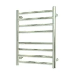Radiant Round Ladder Towel 8 Bars 530x700mm RTR530 (240V) | Radiant -HERA BATHWARE radiant round ladder towel 8 bars 530x700mm rtr530 240v radiantbottom leftmirror polished chromeheated towel railradiant 744492