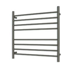 Radiant Round Ladder Towel 8 Bars 750X750mm RTR06 (240V) | Radiant -HERA BATHWARE radiant round ladder towel 8 bars 750x750mm rtr06 240v radiantbottom leftgun metal greyheated towel railradiant 589461