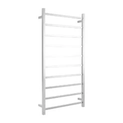 Radiant Square Ladder Towel 10 Bars 600x1200mm STR02 (240V) | Radiant -HERA BATHWARE radiant square ladder towel 10 bars 600x1200mm str02 240v radiantbottom leftmirror polished chromeheated towel railradiant 125525