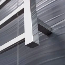 Radiant Square Ladder Towel 7 Bars 600x800mm STR01 (240V) | Radiant -HERA BATHWARE radiant square ladder towel 7 bars 600x800mm str01 240v radiantbottom leftcool brushed nickelheated towel railradiant 108758