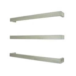 Radiant Square Single Heated Towel Horizontal Bar SBSTR (12V) | Radiant -HERA BATHWARE radiant square single heated towel horizontal bar sbstr 12v radiantbrushed satin650mm squareheated towel railradiant 896848