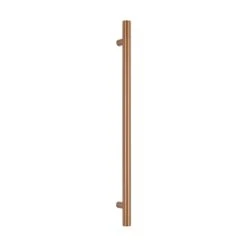 Radiant Vertical Single Heated Towel Bar (12v) - Brushed Bronze