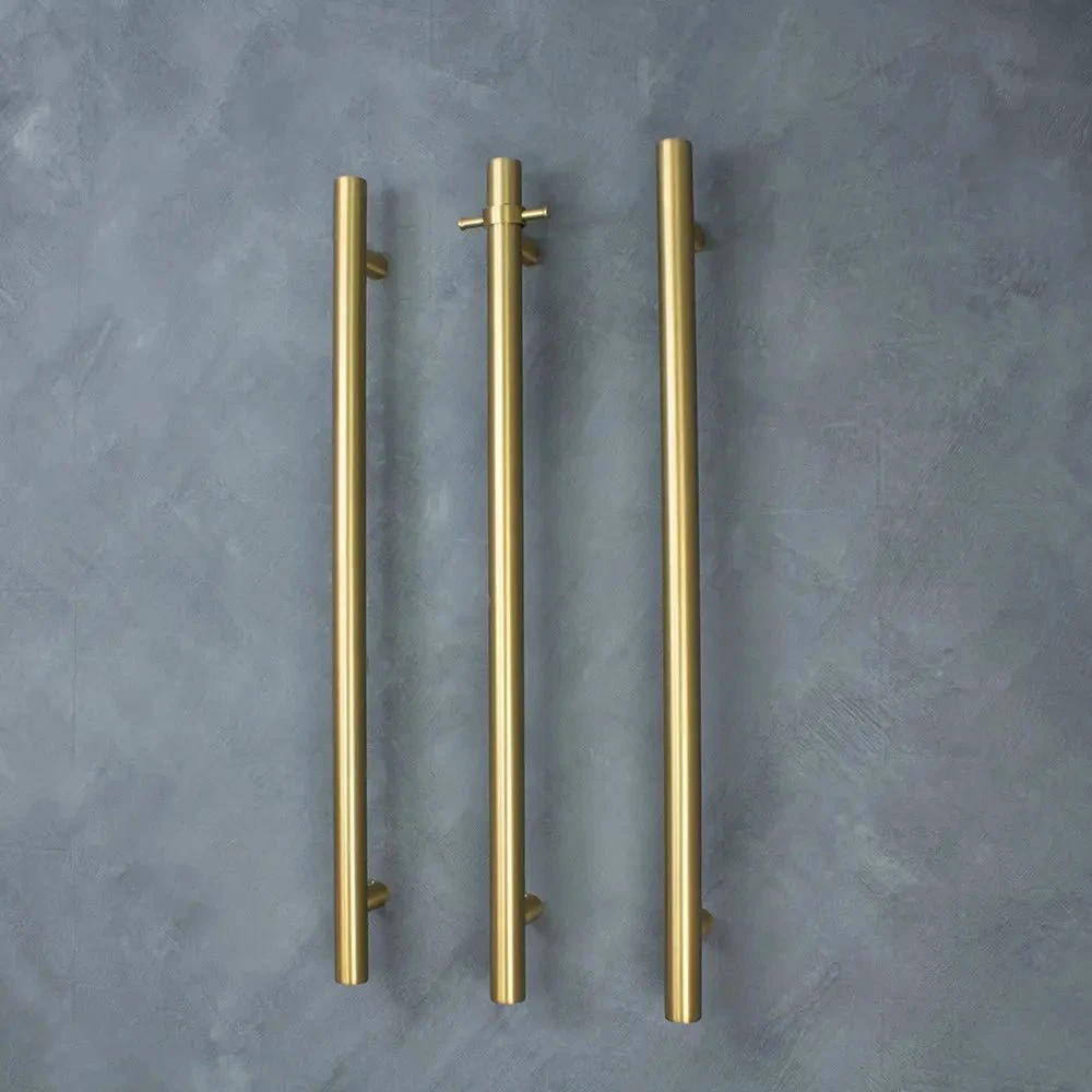 Radiant Vertical Single Heated Towel Bar (12v) - Brushed Gold 7 Radiant Vertical Single Heated Towel Bar (12v) - Brushed Gold - Image 7