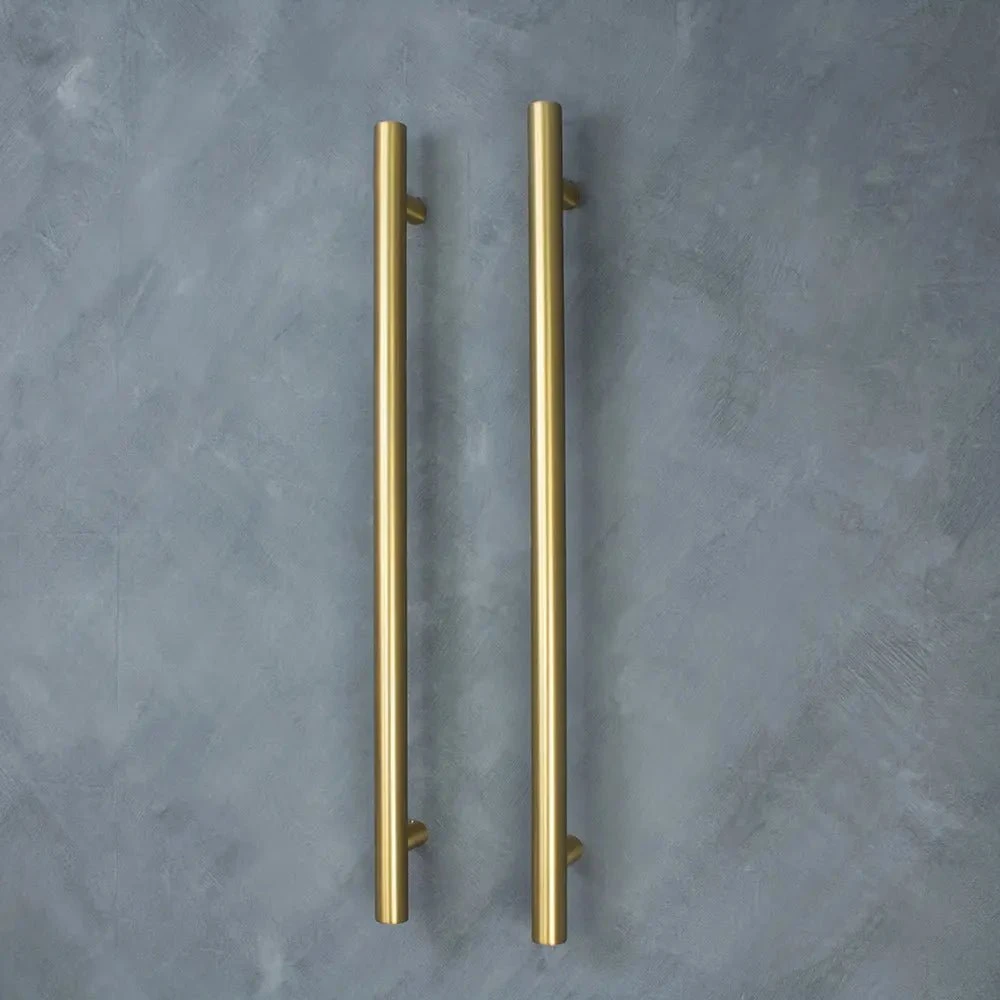 Radiant Vertical Single Heated Towel Bar (12v) - Brushed Gold 4 Radiant Vertical Single Heated Towel Bar (12v) - Brushed Gold - Image 4