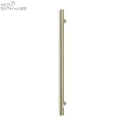 Radiant Vertical Single Heated Towel Bar (12v) - Brushed Nickel