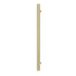 Radiant Vertical Single Heated Towel Bar (12v) - Light Gold