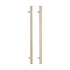 Radiant Vertical Single Heated Towel Bar (12v) - Warm Brushed Nickel -HERA BATHWARE radiant vertical single heated towel bar 12v warm brushed nickelwarm brushed nickelone vertical heated rail with hookheated towel railradiant 381052