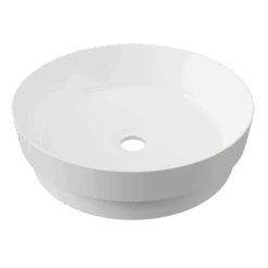 Radius Inset White Ceramic Basin 400mm -HERA BATHWARE radius inset white ceramic basin 400mmmatte whitetimberline 272859