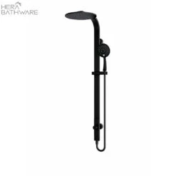 RAIN Round Shower Set Single Hose - Matte Black
