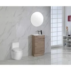Revit Timber Look Free Standing Mini Vanity 465mm -HERA BATHWARE revit timber look free standing mini vanity 465mmcabinet onlyvanitiesaulic 593656