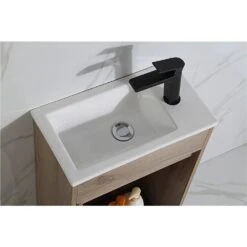Revit Timber Look Wall Hung Mini Vanity 465mm -HERA BATHWARE revit timber look wall hung mini vanity 465mmcabinet onlyvanitiesaulic 453177
