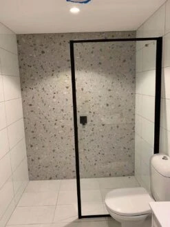 Rita Frame Walk In Shower Fixed Panel | Convex