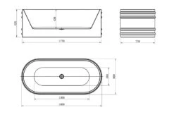 Rome 1800mm Matte White Freestanding Bathtub 9 Rome 1800mm Matte White Freestanding Bathtub -HERA BATHWARE rome 1800mm matte white freestanding bathtubmatte whitebathtubbnk 335865