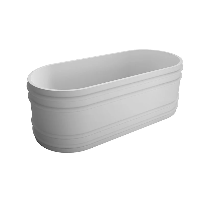 Rome 1800mm Matte White Freestanding Bathtub 4 Rome 1800mm Matte White Freestanding Bathtub - Image 4