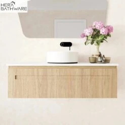 Rossi | 1200mm Wall Hung Vanity 19 Rossi | 1200mm Wall Hung Vanity -HERA BATHWARE rossi 1200mm wall hung vanitycenter bowlcaesarstonedekton above countervanitiesmarquis 506344
