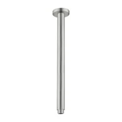 ROUND Ceiling Arm 300mm Length -HERA BATHWARE round ceiling arm 300mm lengthbrushed nickelshower armnero tapware 441734