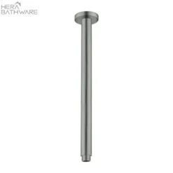ROUND Ceiling Arm 300mm Length -HERA BATHWARE round ceiling arm 300mm lengthgraphiteshower armnero tapware 373980