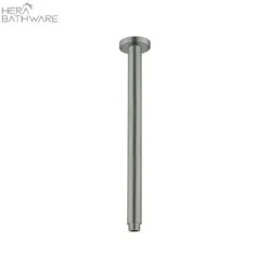ROUND Ceiling Arm 300mm Length -HERA BATHWARE round ceiling arm 300mm lengthgun metalshower armnero tapware 228422