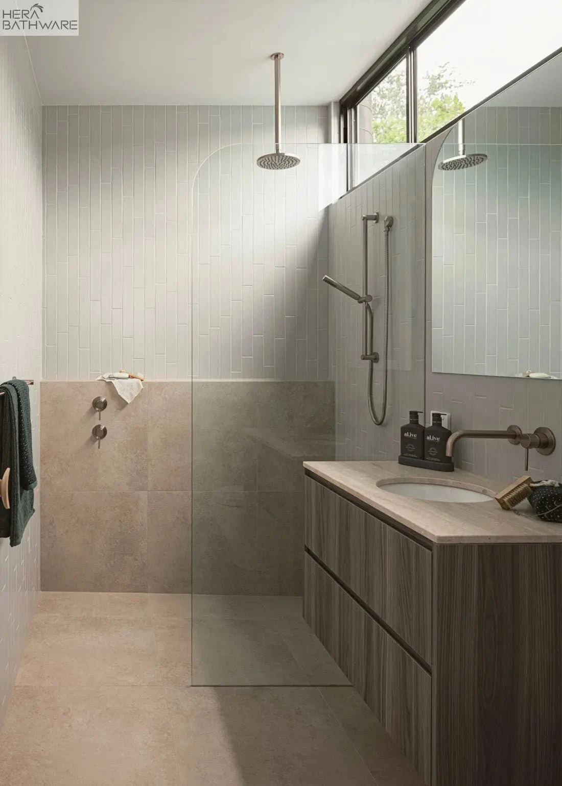 Round Ceiling Shower Arm 300mm 5 Round Ceiling Shower Arm 300mm - Image 5