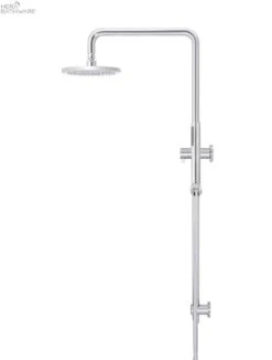 Round Combination Shower Rail, 200mm Rose, Single Function Hand Shower 36 Round Combination Shower Rail, 200mm Rose, Single Function Hand Shower -HERA BATHWARE round combination shower rail 200mm rose single function hand showerchrometapwaremeir 364039