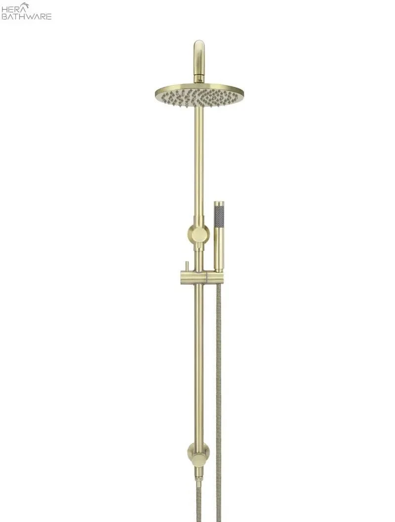 Round Combination Shower Rail, 200mm Rose, Single Function Hand Shower 3 Round Combination Shower Rail, 200mm Rose, Single Function Hand Shower - Image 3