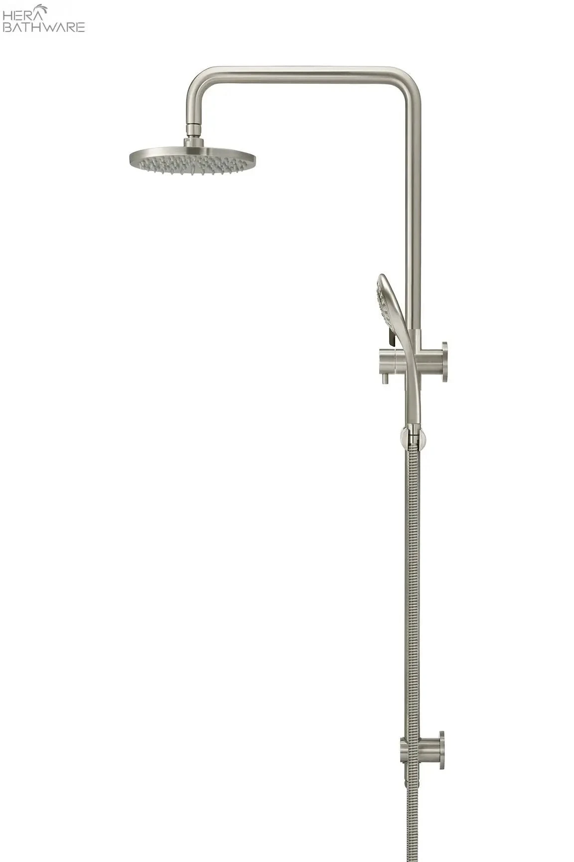 Round Combination Shower Rail, 200mm Rose, Three-Function Hand Shower 12 Round Combination Shower Rail, 200mm Rose, Three-Function Hand Shower - Image 12
