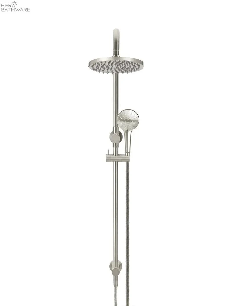 Round Combination Shower Rail, 200mm Rose, Three-Function Hand Shower 11 Round Combination Shower Rail, 200mm Rose, Three-Function Hand Shower - Image 11