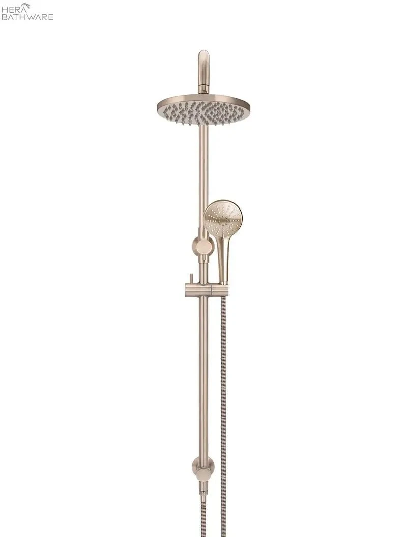 Round Combination Shower Rail, 200mm Rose, Three-Function Hand Shower 7 Round Combination Shower Rail, 200mm Rose, Three-Function Hand Shower - Image 7