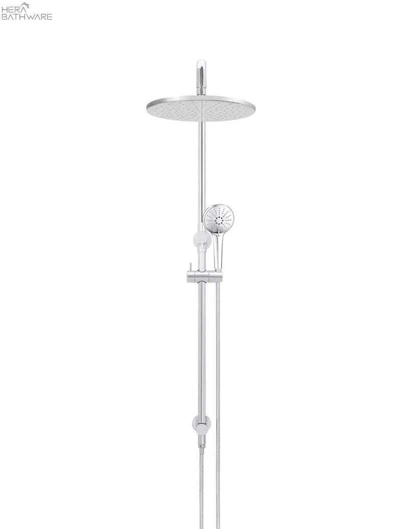 Round Combination Shower Rail 300mm Rose, Three Function Hand Shower 11 Round Combination Shower Rail 300mm Rose, Three Function Hand Shower - Image 11