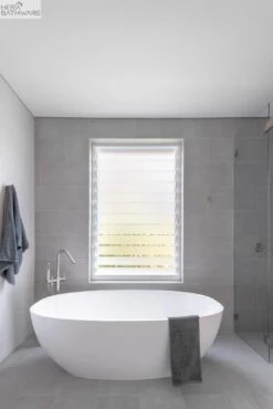 Round Freestanding Bath Spout And Hand Shower -HERA BATHWARE round freestanding bath spout and hand showerchromefreestanding bath mixermeir 478756