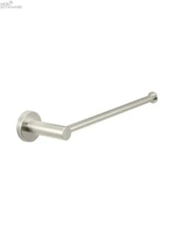 Round Guest Towel Rail -HERA BATHWARE round guest towel railbrushed nickelbathroom accessoriesmeir 138018