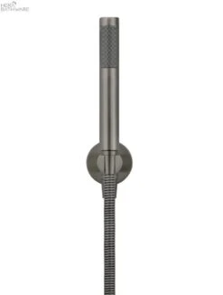 Round Hand Shower On Fixed Bracket -HERA BATHWARE round hand shower on fixed bracketgun metaltapwaremeir 824264