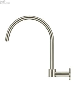 Round High-Rise Swivel Wall Spout -HERA BATHWARE round high rise swivel wall spoutchrometapwaremeir 349341