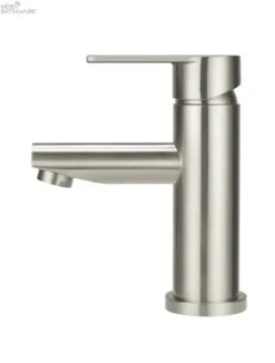 Round Paddle Basin Mixer -HERA BATHWARE round paddle basin mixerbrushed nickeltapwaremeir 490025